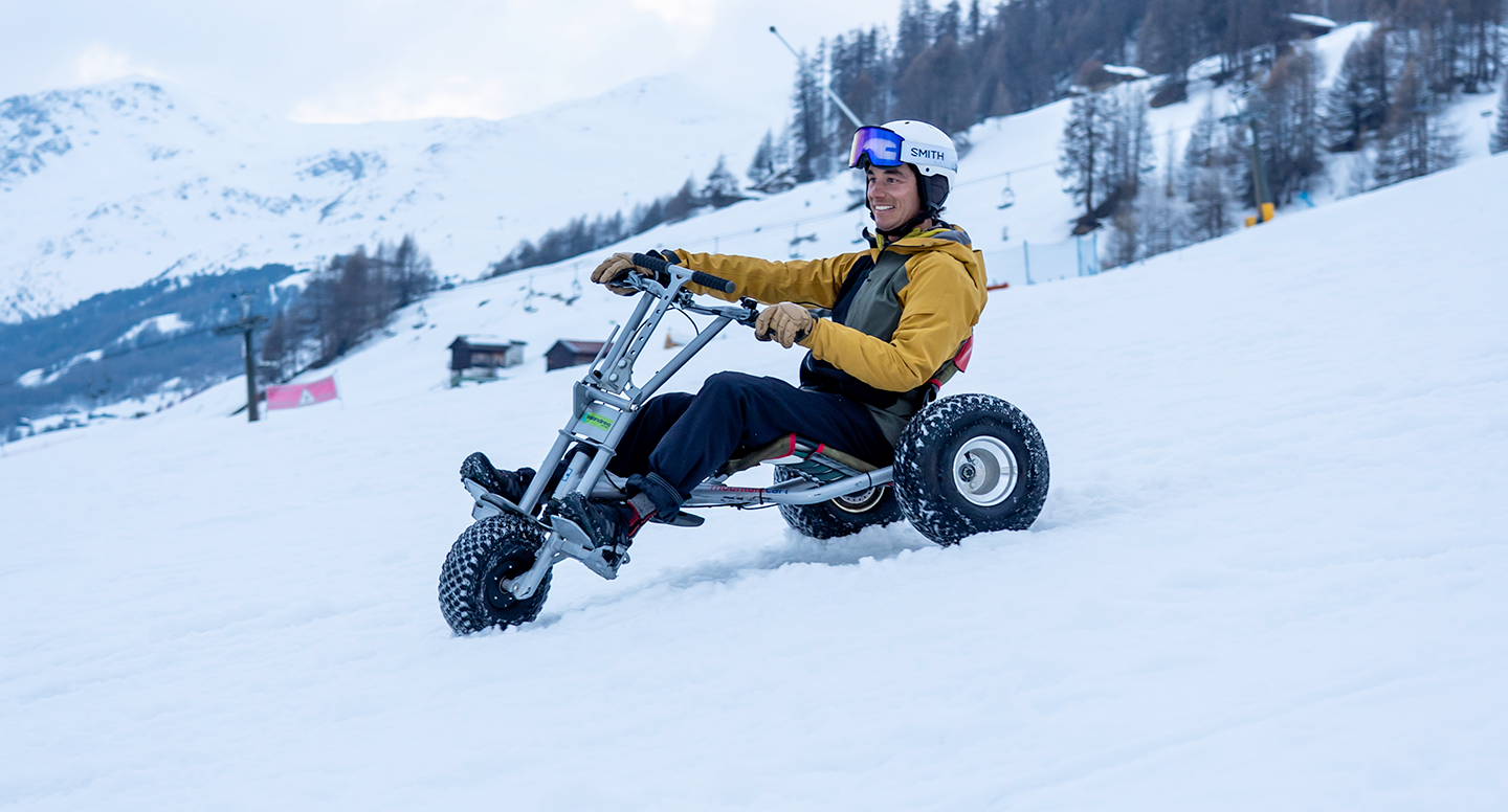 Snowkart: emozioni su tre ruote